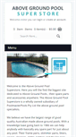 Mobile Screenshot of abovegroundpoolsuperstore.com.au